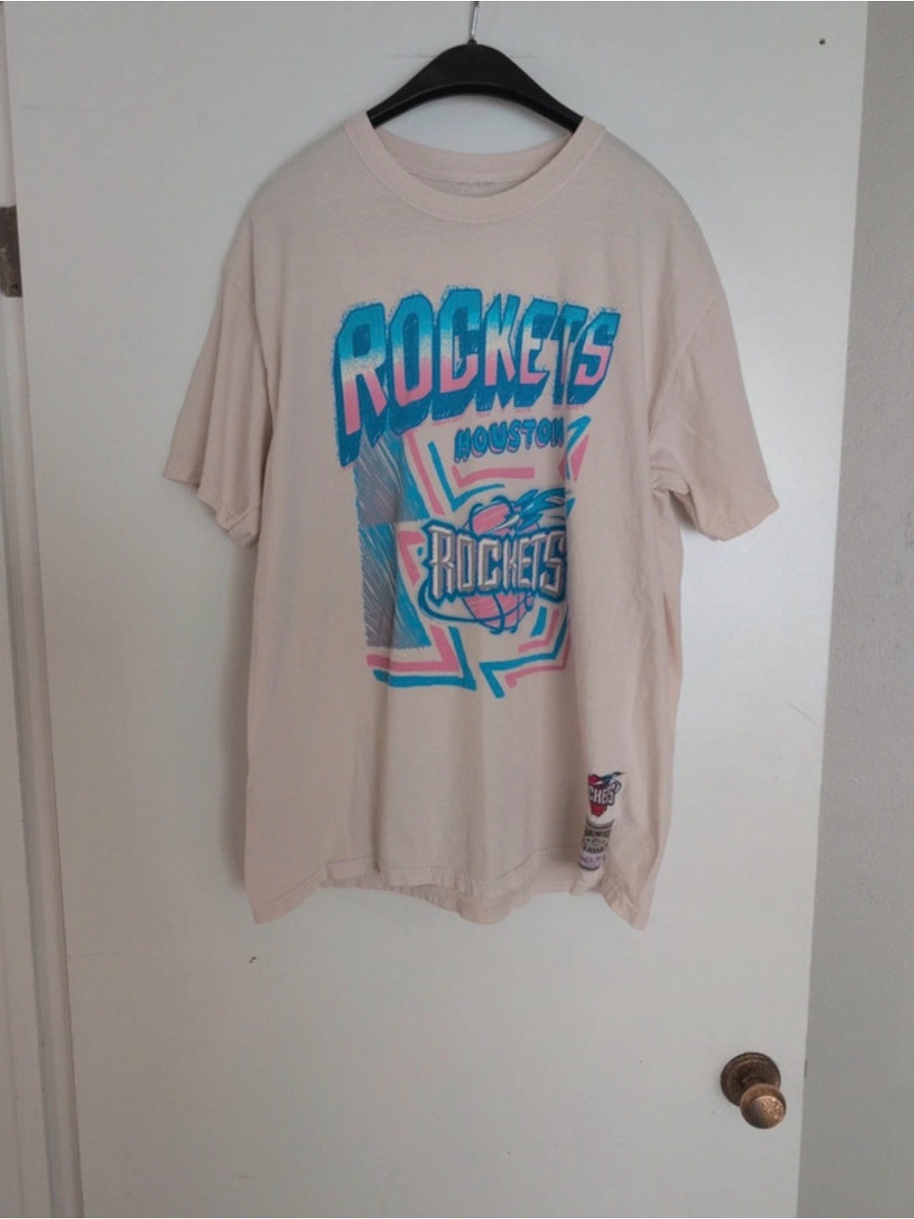 Mitchell & Ness Hardwood Classics Houston Rockets T-Shirt Size XL